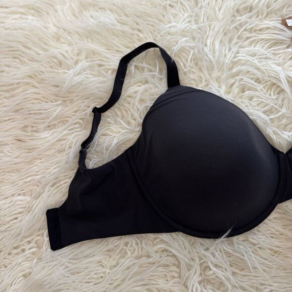 Skims Fits Everybody T-shirt Bra Onyx Size 36H - Picture 3 of 9